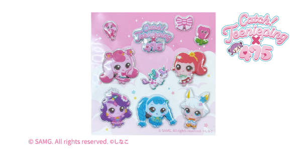 ティニピン×475　ぷっくりキラキラシール