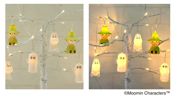 ムーミン谷の仲間たち 6連ライト